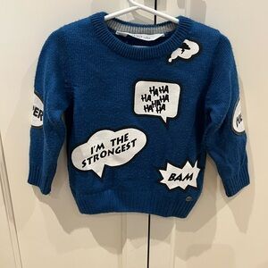 Kids hop Blue hero Sweater 2t